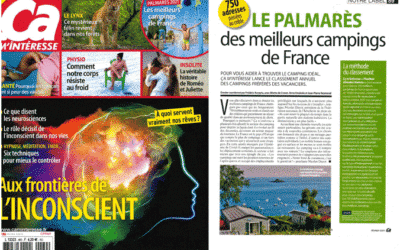 750 best campsites in France – Ça M’intéresse magazine February 2021