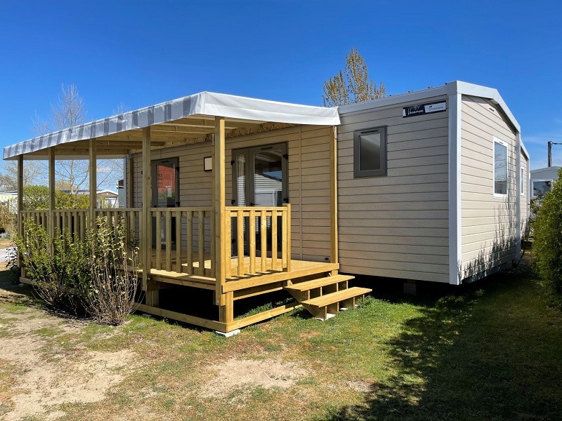 Lodge paysage camping l'Airial